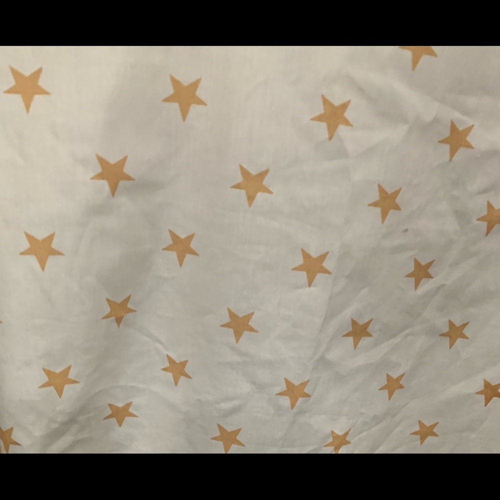 Vintage Kravet Gold Stars fabric 1+ yard
